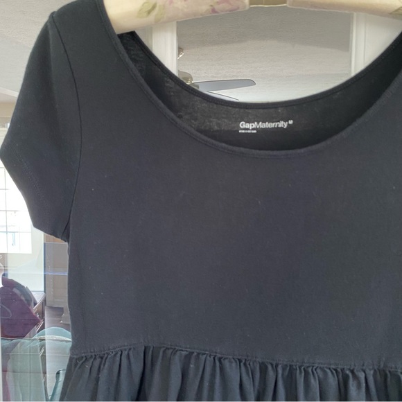 Gap Maternity Dress Cotton Medium Black - Picture 5 of 13